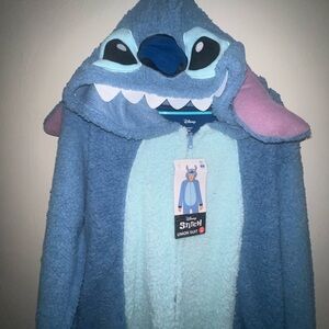 Disney Stitch Hooded Union Suit NWT Medium